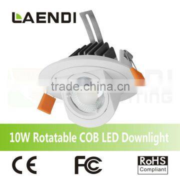 cob led down light 10watt ratatable high quality home lighting