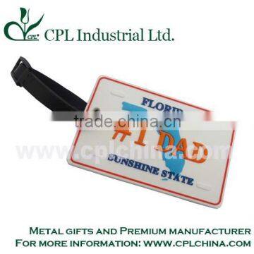 soft pvc luggage tag