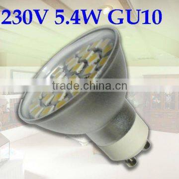 gu10 5050smd 27leds 220v led spot bulb light