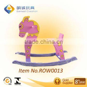 Wooden shaking horse / ride on horse toy for kid