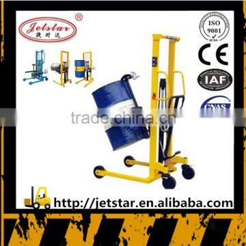 Hydraulic manual hand lift pallet oil drum stacker