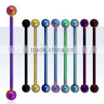 Anodized Industrial barbell