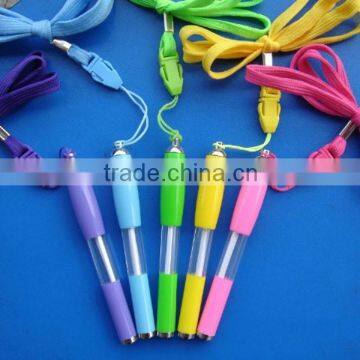 Plastic creative promotional gifts lanyard ball pen