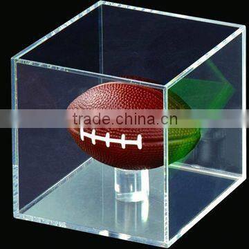 Top grade design donation box rectangular acrylic donation box with galaxy design