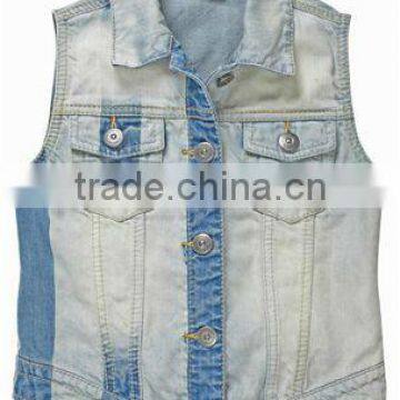 children's jeans jacket jean vest for boys