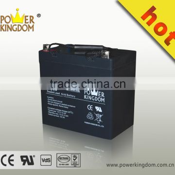 12v55ah agm deep cycle battery sealed lead acid battery 12 V