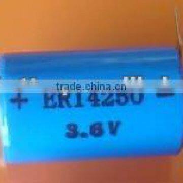 3.6V ER14250 Lithium battery 3.6v lithium ion battery