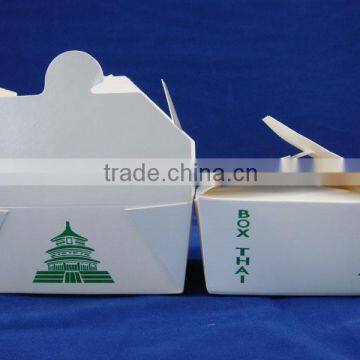 disposable eco-friendly PLA coated printed paper box