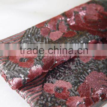 Sequin Embroidery Cloth;3mm+3mm Gold Mbroidery Cloth;Polyester Fiber;30A Eyelet Fabric Cloth;dress, Home Textile Toys Crafts Use photo-2