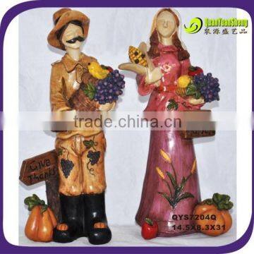 2014 thanksgiving decorations farm couples sculpture&give thanks