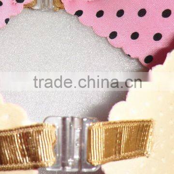 Popular With Young Girl Adhesive Sponge Strapless Bra Best Quality Bra With Cute Dot Design
