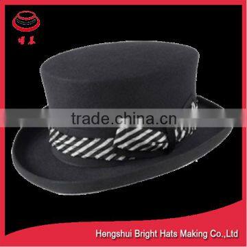 New Design Custom Design Empty wool felt Top Hat