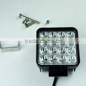 "Wholesale"12v Driving Working Square 48w LED Off Road Work Lights,auto Waterproof Led Work Lamp for Suv,utv,atv photo-2