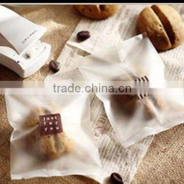 Translucent frosted cakes baking packaging design soaps biscuit bag