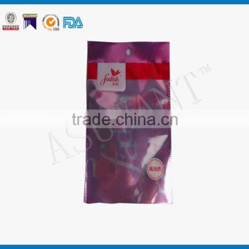 promotional custom three side sealed comestic packaging bag for facial mask