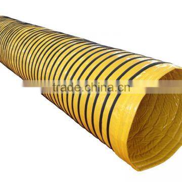 Insulated ventilation hose/PVC air duct