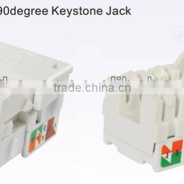 Cat5e UTP 90degree Keystone Jack