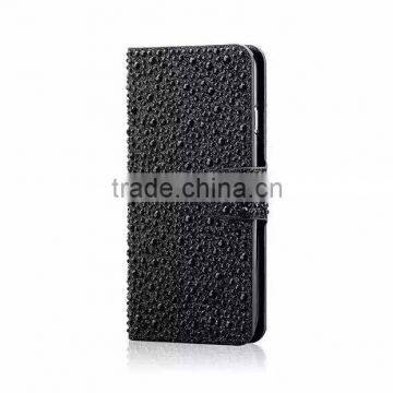 Rhinestone Phone Case OEM Flip Leather Case Cover For Samsung Galaxy Grand 2