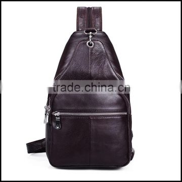 1729 new European fashion neutral leather chest Pack Backpack one generation