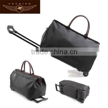 2014 new design fashion men trolley overnight bag