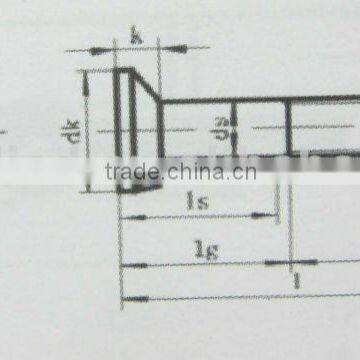 DIN604 Flat Countersunk Nib Bolts