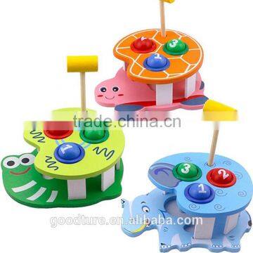 Wooden Animal Knocking Set Hammering Toy