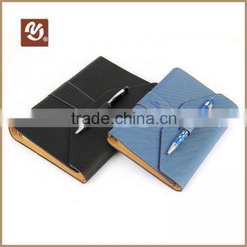 Pretty Popular Soft PU leather notebook hot sale 2014