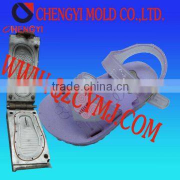 pvc airblowing girl sandal shoe sole injection mold maker