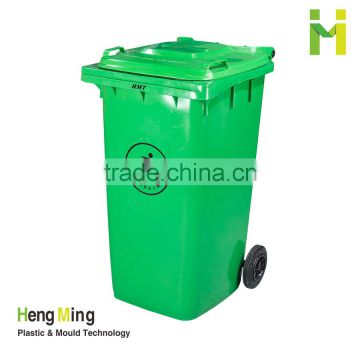 240l plastic garbage bin with wheels