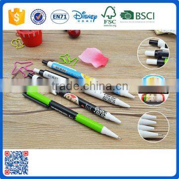 2016 Wholesale customized plastic mechanical pencils for school kids