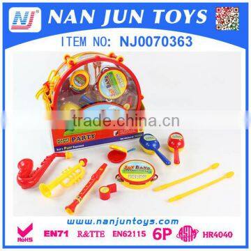 Musical kids plastic drum set toy for sale