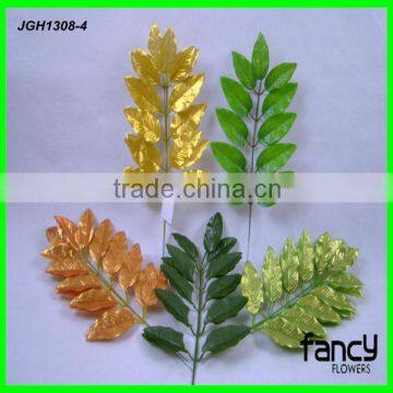 China new arrival 18 branches cheap artificial leaves for decoration