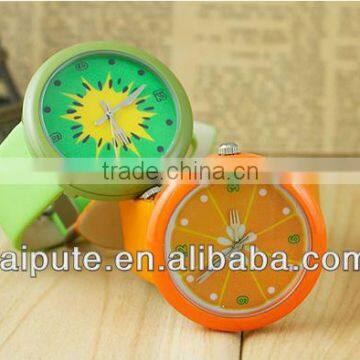 Fashion kids watch with delicious fruit on watches surface