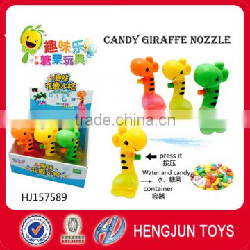 children favorite toys high quality kids candy toys giraffe gun 8 pcs