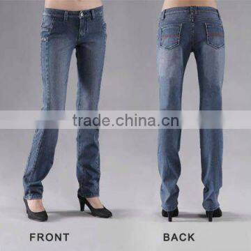 Fashion Knitted Denim Jeans for Girls