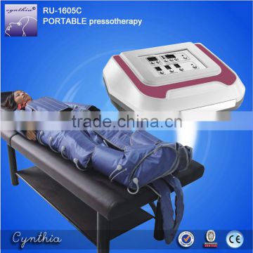 portable pressotherapy equipment Cynthia RU 1605C pressotherapy suit