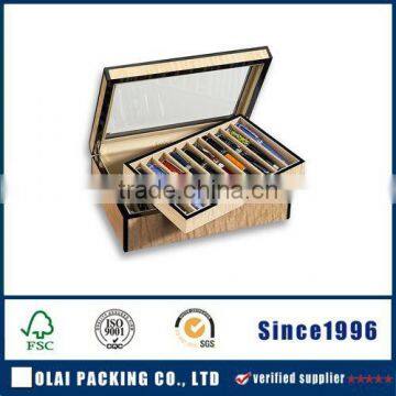 Cheap Wood Empty Gift Pen Display Boxes photo-4