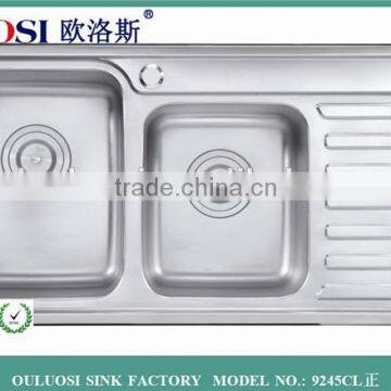 Latest Silver 304 Stainless Steel Kitchen Sink 9245CL photo-2