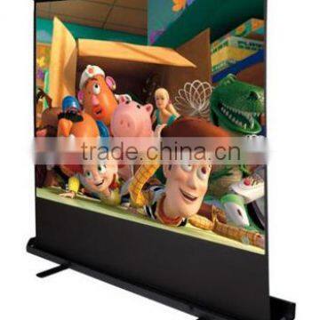 Floor Pull Up Projection Screen/Portable Floor Standing Projector Screen