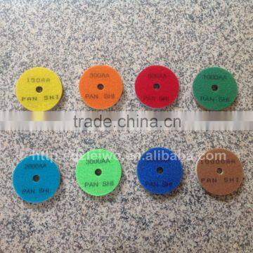 Sponge Polishing Pad 4 inch (100 mm) Diamond Polishing Wheel Marble Abrasive Pad Disc Sander Leiwo Diamond Works Supply