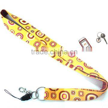 Neck straps lanyards woven webbing key or mobile holding