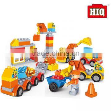 children plastic large contruction building toy connecting blocks