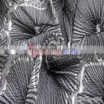 China Supplier Element Fresh Cord Lace Fabric Embroidery