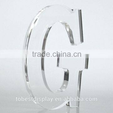 beautiful acrylic alphabet letter,clear acrylic monogram letters shenzhen factory