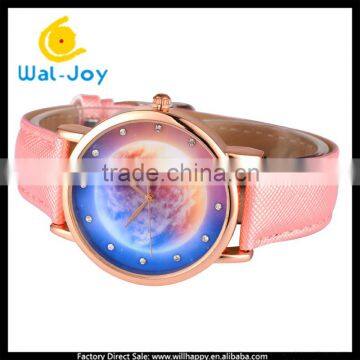 WJ-5462 Beautiful EARTH Face Wholesale Cheap Fancy Quartz Watch for Women photo-6