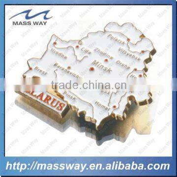 souvenir die casting zinc alloy custom 3D metal fridge magnet