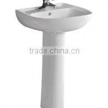 GC-285 China sink with pedestal ChaoZhou wholesaler wash basin with stand