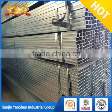 Building material erw welded pre galvanized square structure steel pipe