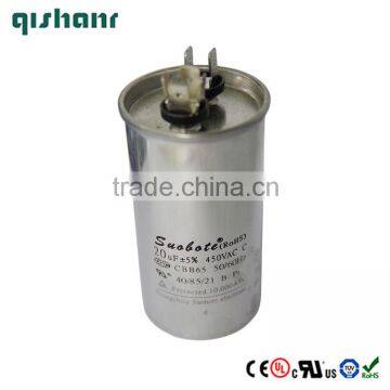 CBB65 AC 450V 15uF 5% 50/60Hz Cylinder Polypropylene Film Motor Capacitor