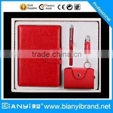 Daily PU Leather Notebook gift set